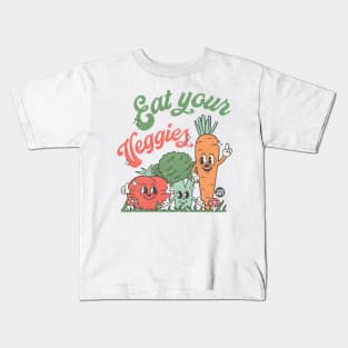 EAT VEGGIES Kids T-Shirt